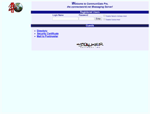Tablet Screenshot of galaxy.connectworld.net